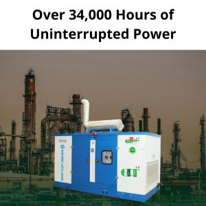 Over 34,000 Hours of Uninterrupted Power